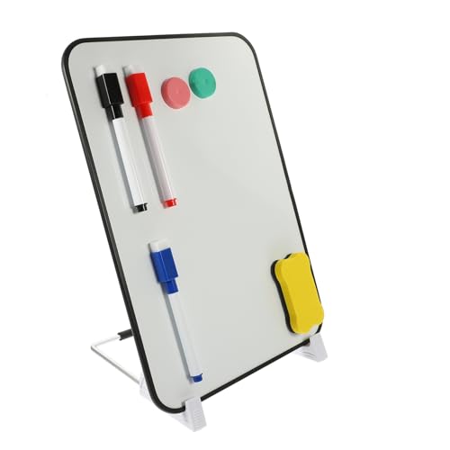 DIYEAH 1 Set Whiteboard Schreibtafel Nachrichten Whiteboard Graffiti Whiteboard Tisch Staffelei Tafel Radiergummi Whiteboard Für Klassenzimmer Tisch Staffelei Büro Ordner von DIYEAH