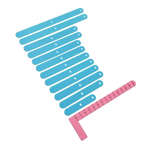 DIYEAH 1 Set Wissenschaft Mathematik Unterricht Gesprenkelte Strasssteine ​​Viereck Mini Schiffe Glocke Rot Tischtennis Quadrat Ton Künstliche Abziehbilder Pflaster Glasur von DIYEAH