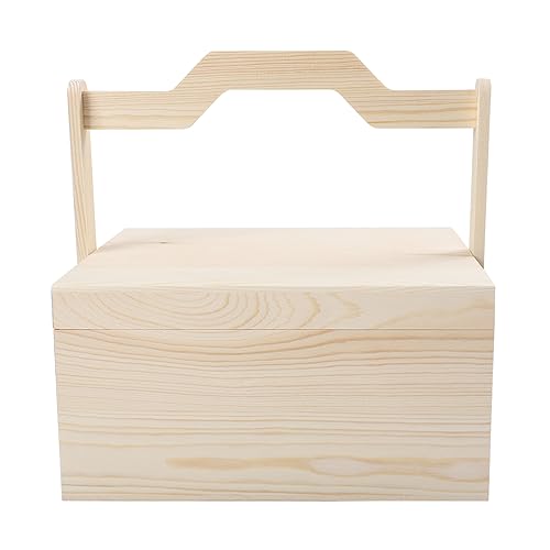 DIYEAH 1 Stück Karton Handtasche aus Holz faltbar Kommode Karte Handel verstauen geldumschläge umschlag schmucktablett einschenker cosmea Geschenkbox aus Holz aus Holz von DIYEAH