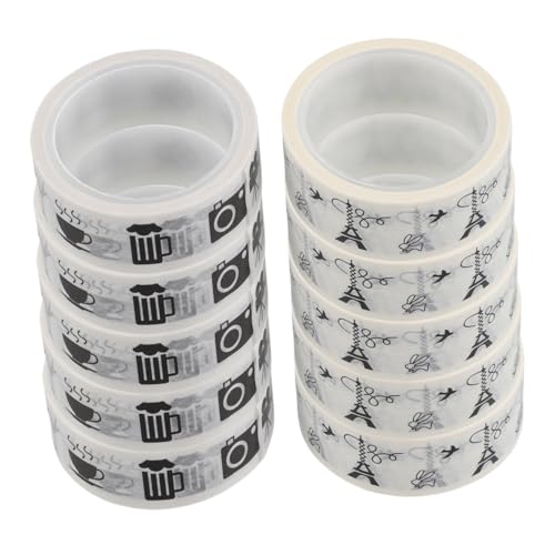 DIYEAH 10 Rollen Taschenband nautisches Washi-Tape Washi -Bänder Washi-Tape für Buch Washi Tape Scrapbook-Washi-Tape Vintage Washi Tape Japanisches Papier DIYEAH 10 Rollen Taschenband nautisches Washi-Tape Washi -Bänder Washi-Tape für Buch Washi Tape Scrapbook-Washi-Tape Vintage Washi Tape Japanisches Papier von DIYEAH