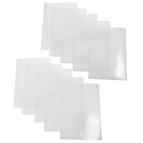 DIYEAH 10 Stück Bunte Folienaufkleber Klare Etiketten Druckbare Abziehbilder Kunstpapier Sternpapier Aufkleber Druckpapier Pads Automobil Abdeckband Vinyl Aufkleber von DIYEAH