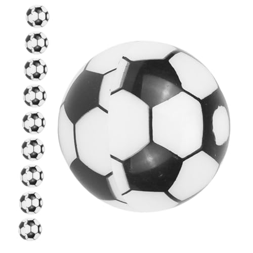 DIYEAH 10 Stück Fußballstiftschärfer Kreativer Bleistiftspitzer Schulbedarf Fußball Handspitzer Fußballform Fußball Design Schreibwaren manuelle Bleistiftspitzer für Stahl von DIYEAH