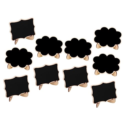 DIYEAH 10 Stück Mini Kreidetafel Holz Memo Boards für Hochzeit und Events Dekorativ mit Blumen Motiven Vielseitig Einsetzbar als Nachrichten und Zeichenbrett für Tischdekoration und DIYEAH 10 Stück Mini Kreidetafel Holz Memo Boards für Hochzeit und Events Dekorativ mit Blumen Motiven Vielseitig Einsetzbar als Nachrichten und Zeichenbrett für Tischdekoration und von DIYEAH