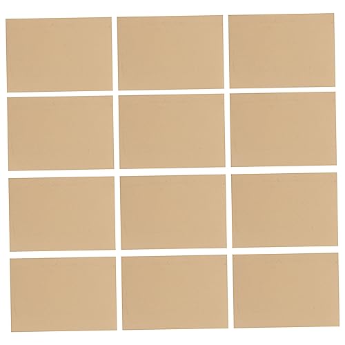 DIYEAH 100 Blatt A4 Kraftpapier Bastelpapier Geschenkpapier zum Vatertag bedruckbares Aufkleberpapier braunes Papier Bondpapier schreibwaren Briefpapier altes Schreibpapier Brown von DIYEAH