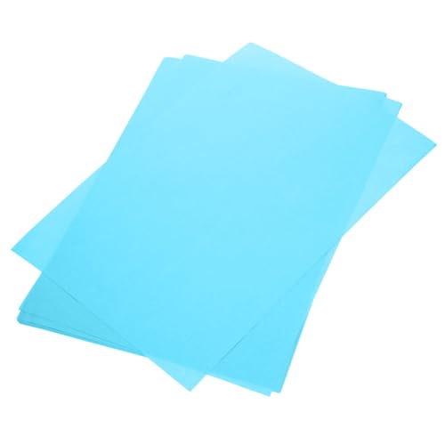 DIYEAH 100 Blatt Drucker Zeichenpapier Kartenherstellungspapier Dickes Druckpapier Kartonpapier Für Druckpapier A4 Dekoratives Kopierpapier Briefpapier Bedruckbares Papier Blau von DIYEAH