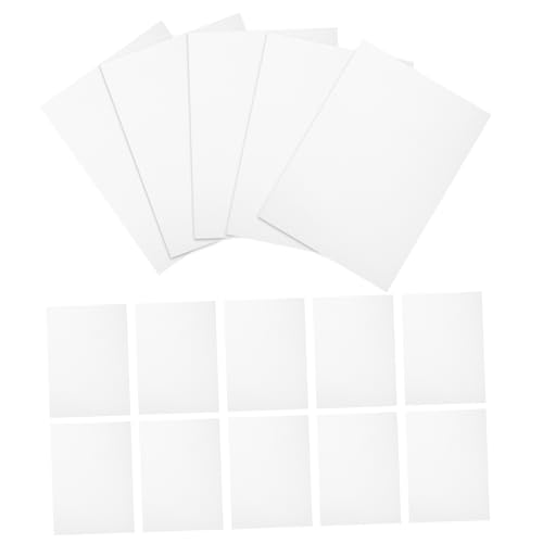 DIYEAH 100 Blatt Druckerpapier Geschenkpapier Aufkleberpapier Papierhandtücher Masse Etikettenpapier Seidenpapier Zum Einpacken Packpapier Konstruktionspapier Bedruckbares Vinyl Weiß von DIYEAH