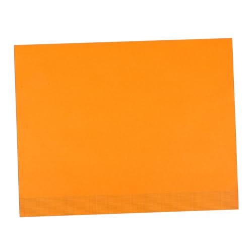 DIYEAH 100 Blatt Farbdruckpapier Bastelpapier Buntes Papier DIY Papier Malpapiere Origami Papier Große Verdicktes Faltpapier Buntes Faltpapier Druckerpapier Orange von DIYEAH