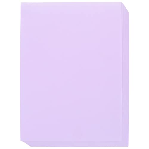 DIYEAH 100 Blatt Farbiges A4-papier Geschenkpapier Farbpapier Zum Basteln Für Konstruktionspapier Origami-papiermasse Pastellpapier Kartonpapier, Farbiges Papier Druck-kit Lavender von DIYEAH