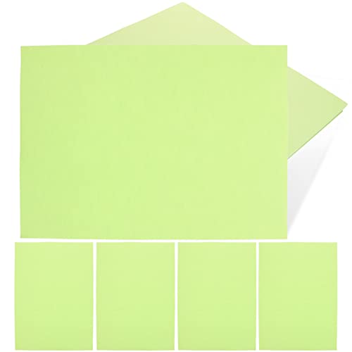 DIYEAH 100 Blatt Farbiges A4-papier Weißes Papier Rotes Baupapier Bunte Papiere Zeichenpapier Doppelseitiges Farbiges Papier Weißes Baupapier A4 Druckerpapier Druckpapier-kit Light Green von DIYEAH