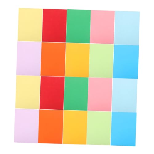 DIYEAH 100 Blatt Kartonpapier Helles Kopierpapier A4 80 G Für Kinder Kunst Büro Druck Verschiedene Farben Basteln Werbepapier von DIYEAH