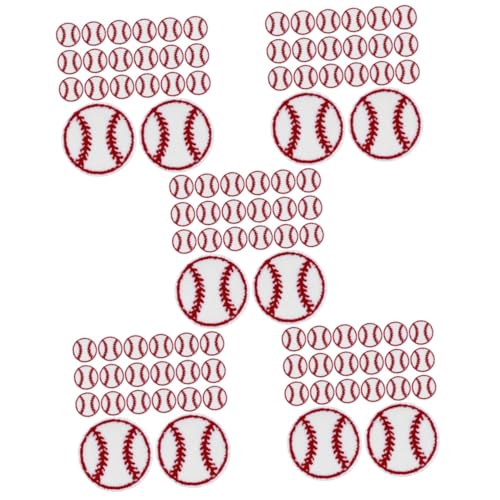 DIYEAH 100 Stk Handbuchzubehör Hutflicken Zum Aufbügeln Abriebfeste Hutaufnäher Kleine Baseball-patches Dekorative Kleiderflicken Hutflecken Für Den Täglichen Gebrauch Handtuchstickerei von DIYEAH