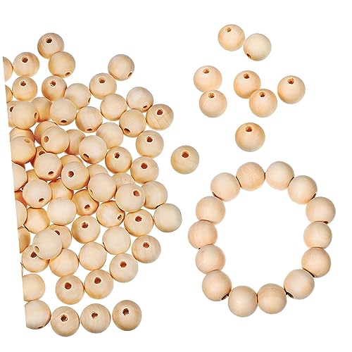 DIYEAH 100 Stück Holzperlen für Diy Projekte Natürliche Holzperlen mit Löchern für Schmuckherstellung und Bastelbedarf Vielseitig und Zuverlässig DIYEAH 100 Stück Holzperlen für Diy Projekte Natürliche Holzperlen mit Löchern für Schmuckherstellung und Bastelbedarf Vielseitig und Zuverlässig von DIYEAH