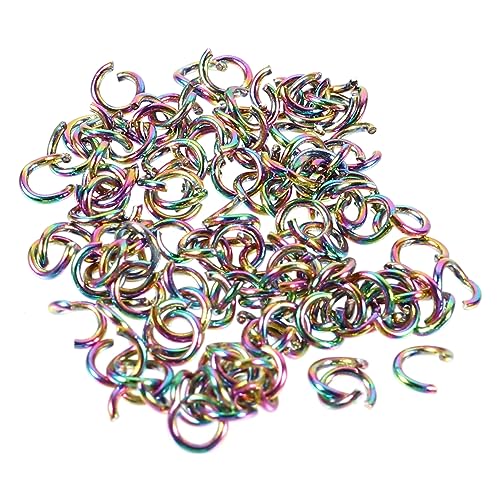 DIYEAH 100 Stück Verbindungsring Offener Biegering Haken Biegering Öffner Werkzeug Ringe Lanyard Verschluss Biegering Für DIY Biegering DIY Anhänger Der Ring Offener Ring DIY von DIYEAH