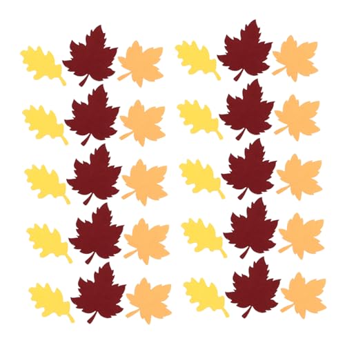 DIYEAH 100pcs Thanksgiving Themen Maple Leaf Dekorative Konfetti Party Werfen Requisiten Feier von DIYEAH