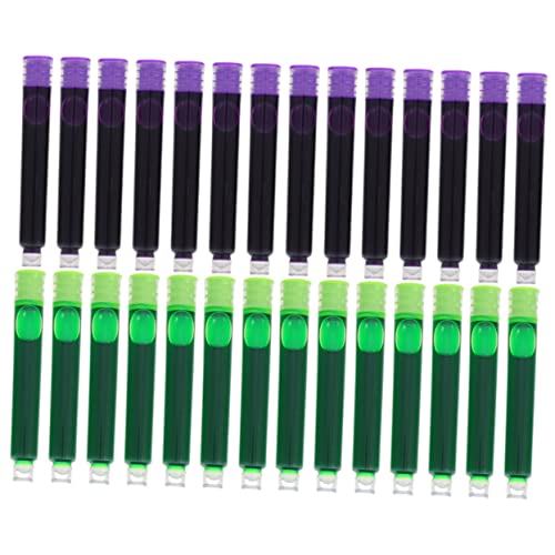 DIYEAH 100St Tintenbeutel Stifte, Tintenpatronen Füllfederhalter Stiftversorgung löschbare Stifttinte schreibutensilien büroartikel Tintenpatronen für Schreibstifte löschbare Tinte pp von DIYEAH