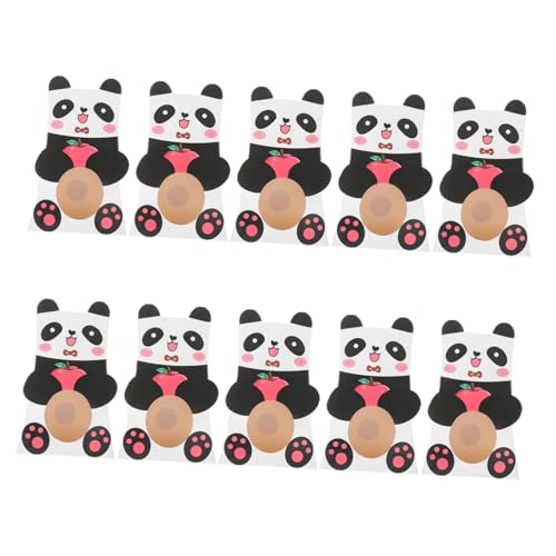 DIYEAH 10Pcs Boxen Panda Candy Verpackung Box Mini Dekoration Kits Falten Panda Toy Kits Container Panda Tier Panda Hausgemachte Kits Große Klasse Kits Kuchen Panda Paper von DIYEAH