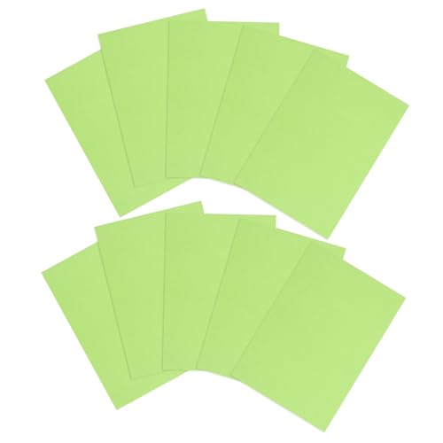 DIYEAH 10St Kartenvorrat kartonpapier dickes papier Papierkarton Bastelbedarf aus Papier hartes Papier Weihnachtsfarben aus Tonpapier farbiges Papier weihnachtskarton Karton farbig Green von DIYEAH