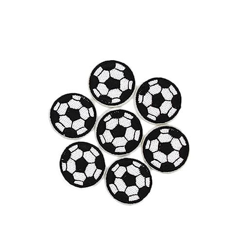 DIYEAH 10St Kleidungsflicken bestickt Ball-Patches Flecken lustig Fußball-Patch Hosenflicken für Löcher Stoff bügeln jeans patches playsuit gestickte Aufnäher kleine Patches für Kleidung von DIYEAH