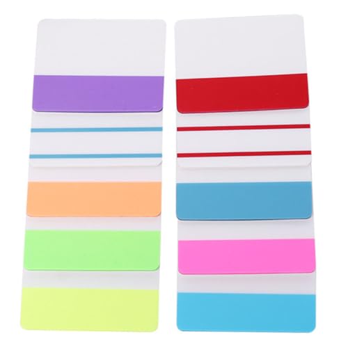 DIYEAH 10er Set Farbige Selbstklebende Notizblätter Transparente Haftnotizen Pocket Größe Ideal Für Büro Schule Und Zuhause Pro Block Praktische Memo Pads Für von DIYEAH