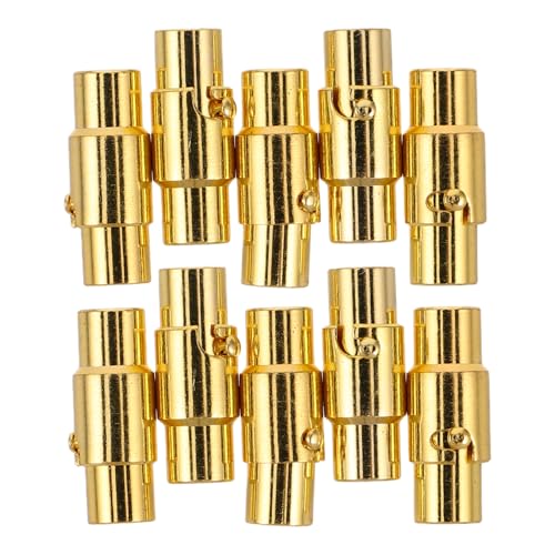 DIYEAH 10st Armbandverschluss Haken Schmuck Armbänder Halskette Abendkupplung Kettenverlängerung Magnetischer Stecker Armbandverschlüsse Armbandverlängerung Magnetverschluss Kupfer Golden von DIYEAH