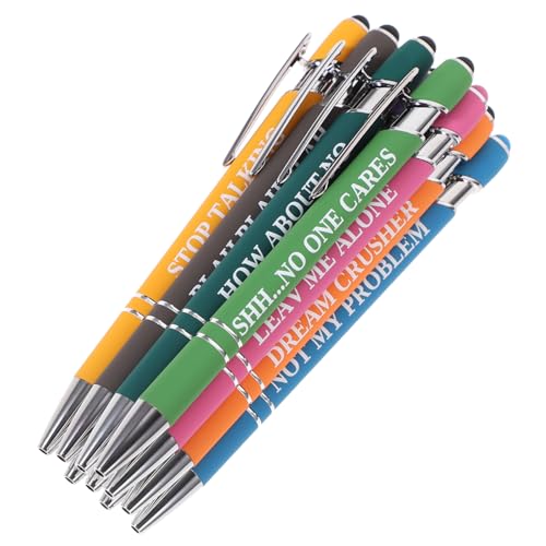 DIYEAH 10st Inspirierender Slogan-stift Ergonomischer Spaßstift Multifunktionsstift Für Erwachsene Kugelschreiber Für Den Täglichen Gebrauch Tragbarer Stift Für Erwachsene Kieselgel von DIYEAH