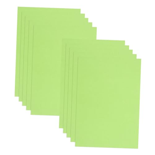 DIYEAH 10st Kartenvorrat Farbiger Halloween-karton Dekorativer Karton Farbiger Karton Buntes Kartenmaterial Karton Weihnachten Bastelkarton Karton Farbig Weihnachtskarton Papier Green von DIYEAH