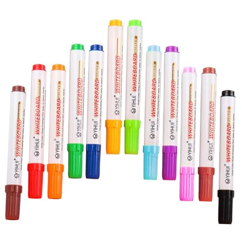 DIYEAH Für Kinder Und Erwachsene 12er-pack Löschbare Whiteboard-marker Schnelltrocknende Tinte Für Das Bildungsbüro von DIYEAH