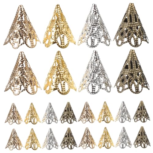 DIYEAH 120 Stück Perlenkappen Zur Herstellung Von Ohrringen Runde Perlen Für Armbänder Blumenperlenkappen Endkappen Für Halsketten Und Ketten Schmuckherstellung Schmuckperlenkappen DIYEAH 120 Stück Perlenkappen Zur Herstellung Von Ohrringen Runde Perlen Für Armbänder Blumenperlenkappen Endkappen Für Halsketten Und Ketten Schmuckherstellung Schmuckperlenkappen von DIYEAH