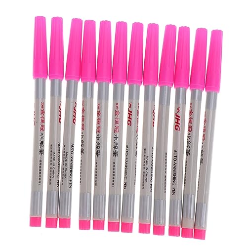 DIYEAH 12St verschwindender Tintenstift marker stifte tagging stift textilstift Wasserfarben-Pinselstifte schwarzer Pinselstift Aqua automatisch verschwindender Stift luftlöschbarer Stift von DIYEAH