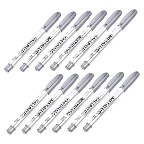 DIYEAH 12Stücke Metallic Farbstifte Graffiti Marker für Unterschriften für Malerei Projekte Hohe und Glänzendes Finish DIYEAH 12Stücke Metallic Farbstifte Graffiti Marker für Unterschriften für Malerei Projekte Hohe und Glänzendes Finish von DIYEAH