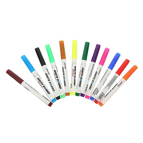 DIYEAH 12st Whiteboard-stift Wassermarker Malen Stifte Tragbare Whiteboard-marker Stifte Für Schwimmende Malstifte Wasserstift Abwischbare Malmarker Whiteboardstift Plastik von DIYEAH