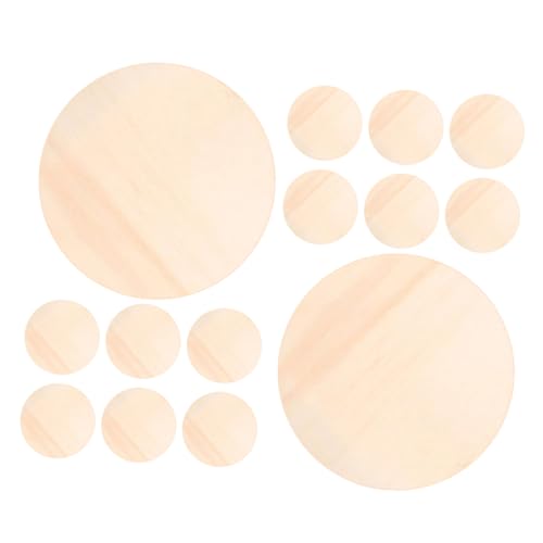 DIYEAH 15 Stück Teiliges Runde Holzscheiben Unbehandelte Blanko Holzscheiben zum Basteln Diy Türschilder Gravierbare Holzrundlinge für Kreative Dekoration Party und Wohnaccessoires DIYEAH 15 Stück Teiliges Runde Holzscheiben Unbehandelte Blanko Holzscheiben zum Basteln Diy Türschilder Gravierbare Holzrundlinge für Kreative Dekoration Party und Wohnaccessoires von DIYEAH