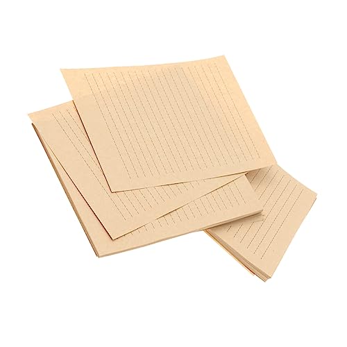 DIYEAH 150 Blatt leeres Kraftpapier gefüttert stationäres Schreibpapier Jahrgang stationär Pergamentpapier Brief stationär schreibwaren Briefpapier geschke altes Notizpapier Retro-Papier von DIYEAH