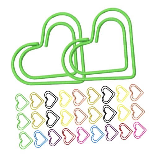 DIYEAH 150 Stück Bunte Herzförmige Büroklammern aus Stabilem Metall Kleine Vielseitige Paper Clips für Büro Schule und Persönliche Organisation Charmante Tragbare Dokumentenhalter DIYEAH 150 Stück Bunte Herzförmige Büroklammern aus Stabilem Metall Kleine Vielseitige Paper Clips für Büro Schule und Persönliche Organisation Charmante Tragbare Dokumentenhalter von DIYEAH