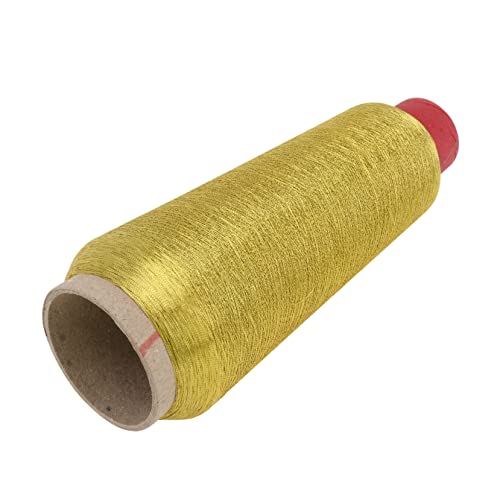 DIYEAH 150D Metallic Nähgarn Gold 5000 Yards Spule Für Maschinen Stickerei Und Dekorative Näharbeiten Hochwertiger Stickfaden Gold Für Kreative Projekte von DIYEAH