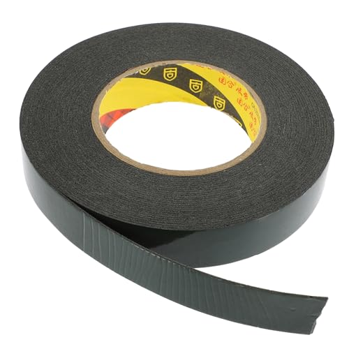 DIYEAH 2 Rollen Doppelseitiges Schaumstoff-Montageband Doppelklebeband Grafikband klebeband doppelseitig double sided tape Klebeband für dekorative Zwecke selbstklebendes Klebeband Black von DIYEAH