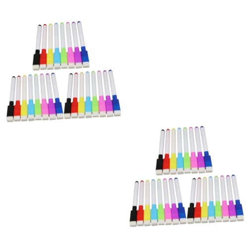 DIYEAH 2 Sätze À 24 Stück magnetischer Markierungsstift trocken abwischbare Whiteboard-Marker farbige Kreide schreibutensilien tablettstift Farbmarker für die Tafel Markierungen Scheibe von DIYEAH