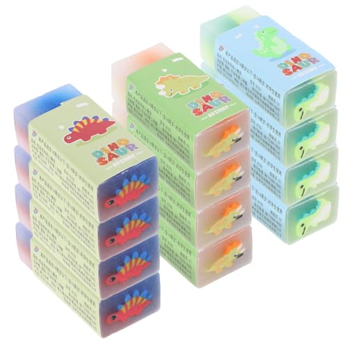 DIYEAH 2 Sätze Dinosaurier Radiergummi Gießkanne Radiergummis Für Miniatur Tülle Briefpapier Erasers for Spaß Radiergummis Mini-radierer Pvc 12 Stück * 2 von DIYEAH