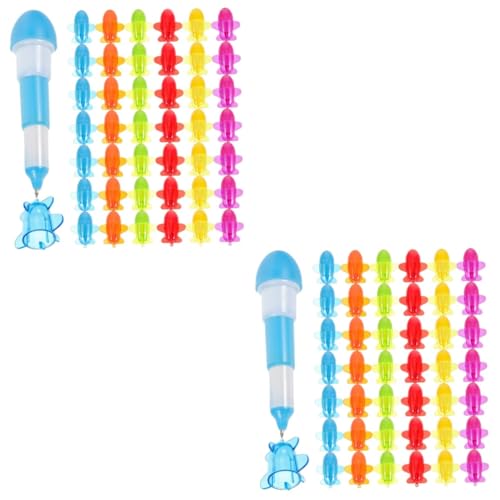 DIYEAH 2 Sätze Flugzeug Kugelschreiber Kugelschreiber Flugzeug Stifte Für Flugzeug Stifte Druckkugelschreiber Ungewöhnliche Neuheitsstifte Für Flugzeuge Stifte Für Die Schule 60 Stück * 2 von DIYEAH