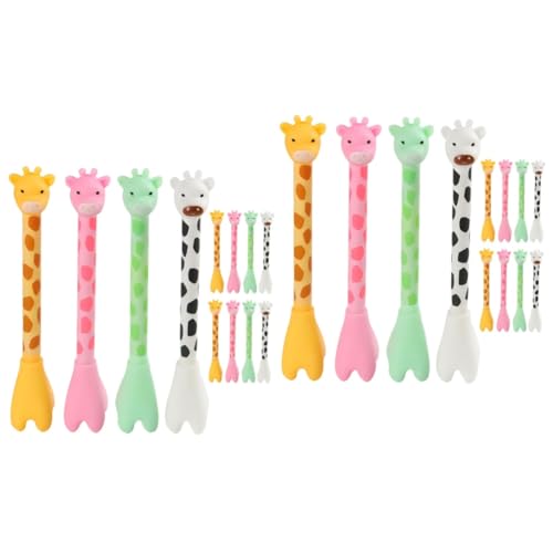 DIYEAH 2 Sätze Giraffen-kugelschreiber Stifte Für Tierzeichen Giraffe Giraffenverzierung Giraffenspielzeug Bundstifteset Sign Pen Signaturstifte Gelstift Pp 12 Stück * 2 von DIYEAH