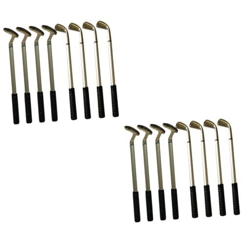 DIYEAH 2 Sätze Golfschläger-stift Löschbare Stifte Kugelschreiber Mehrfarbiger Stift Neuheit Golfstifte Schreibwaren Weltraumstift Putter Stange Aus Aluminium 8 Stück * 2 von DIYEAH