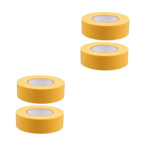 DIYEAH 2 Sätze Kein Klebeband Markierungsband Nicht Klebendes Klebeband Farbiges Packband Klebeband Markieren Dekoratives Klebeband Werkzeug Markieren Farbiges Band Pvc Yellow 2 Stück * 2 von DIYEAH