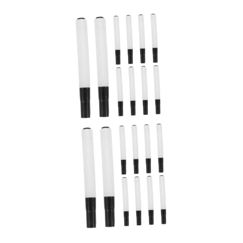 DIYEAH 2 Sets Löschbare Tintenstifte Robuste Trocken Abwischbare Marker Für Schulbüro-whiteboards Glas Mini-tinte Auf Wasserbasis 10 Stück * 2 von DIYEAH