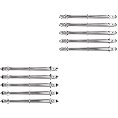 DIYEAH 2 Sätze Mappe Ring Bindemittel Runde Hefter Ordner-organizer Bausatz Bürozubehör Austausch Des Bindemechanismus Schreibwaren Aktenordner Bindekämme Weißnickel Silver 5 Stück * 2 von DIYEAH