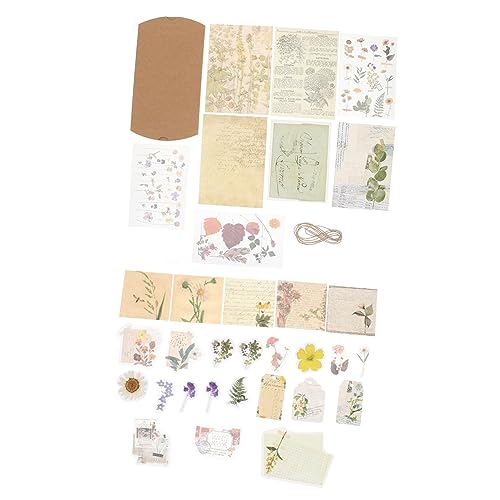 DIYEAH 2 Sätze Taschenmaterialpaket Aufkleber retro Sammelalbum Etikett Band scrapbooking sticker scrapbook stickers altes notizbuch Dekore für Fotoalben selber machen DIY-Fotoalbum von DIYEAH