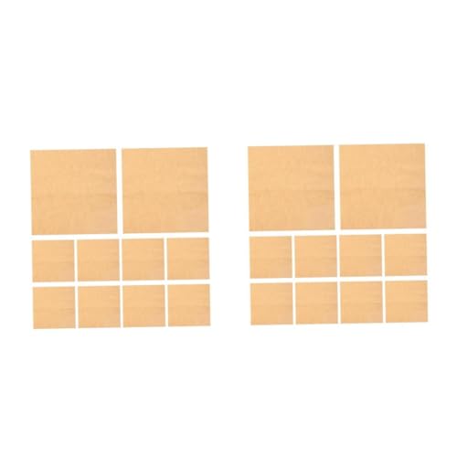 DIYEAH 2 Sätze Tonpapier Sandwich-wraps Pergamentpapier Zum Backen Ölabsorbierende Pads Papier Für Lebensmittelkörbe Schwarzer Plakatkarton Kraftpapier Zellstoff Beige 20 Stück * 2 von DIYEAH