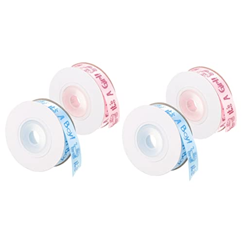 DIYEAH 2 Sätze Verpackungs Band Seidenband Ribbon Schienbeinschoner Tape Aufhänger Inhaber Packgurte Dekoration Geschenkband Personalisierte Bandbevorzugungen Stoff 2 Rollen * 2 von DIYEAH