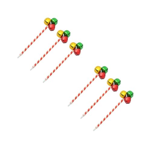 DIYEAH 2 Sätze Weihnachtsglockenstift Weihnachtsstifte Schreiben Weihnachtsfarbene Kugelschreiber Stift Mit Glockenmotiv Weihnachtsstift Für Büro Weihnachtsglocken Verzierung 3 Stück * 2 von DIYEAH