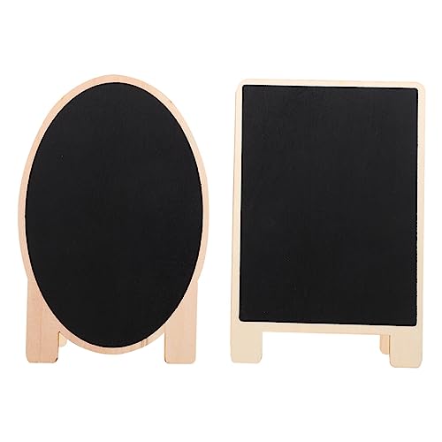 DIYEAH 2 Stk Kleine Tafel Staffeleiständer Für Whiteboards Platzkarten Lackboard Staffelei-tafeln Für Hochzeiten Mini-tafel Schreibtischständer Mini-tischtafel Tafel Für Black Hölzern von DIYEAH