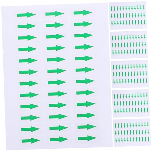 DIYEAH 2 Stück 5 Pfeilaufkleber zur Richtungsanzeige Aufkleber markieren Kamera Aufkleber Richtungen Etiketten Tür lagererzwespen lagerungskissen Richtungsaufkleber Hinweisaufkleber Green von DIYEAH